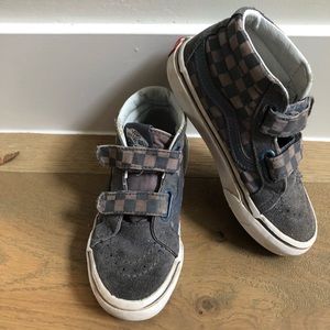 Vans sk8 mid reissue blue checkerboard